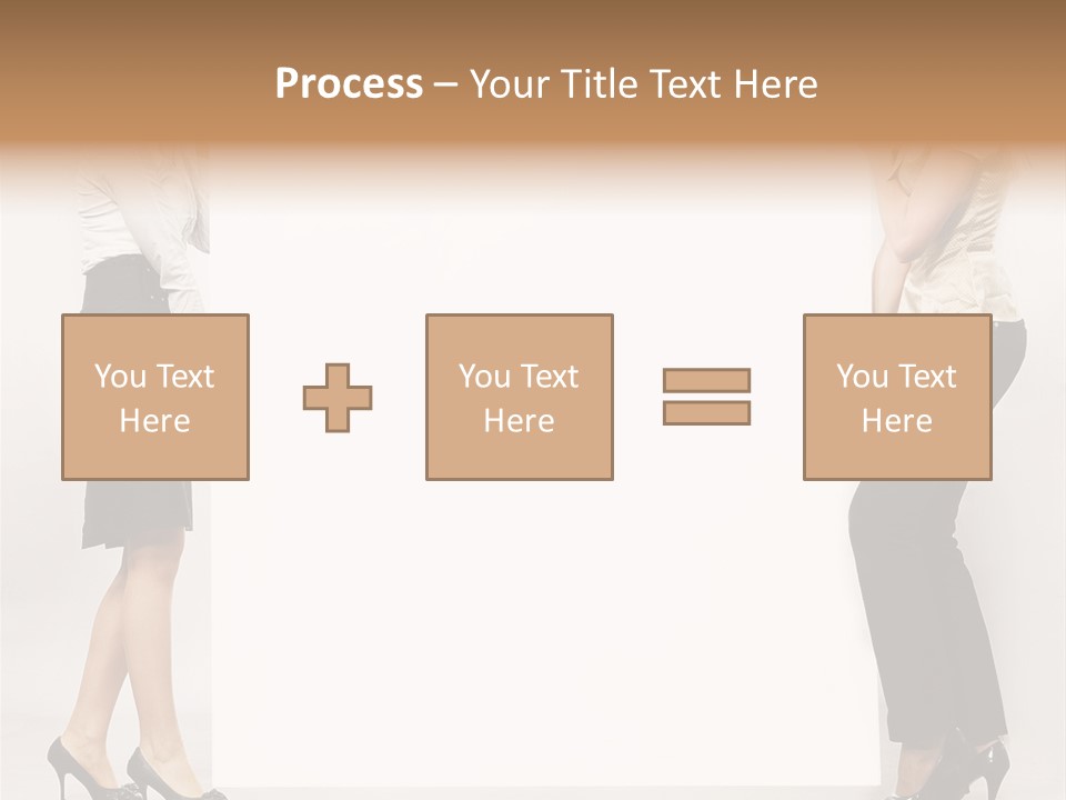 Girl Background Carry PowerPoint Template