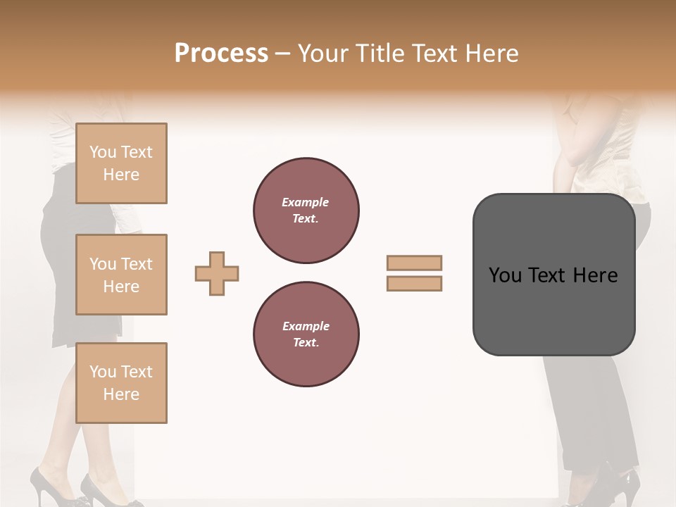 Girl Background Carry PowerPoint Template