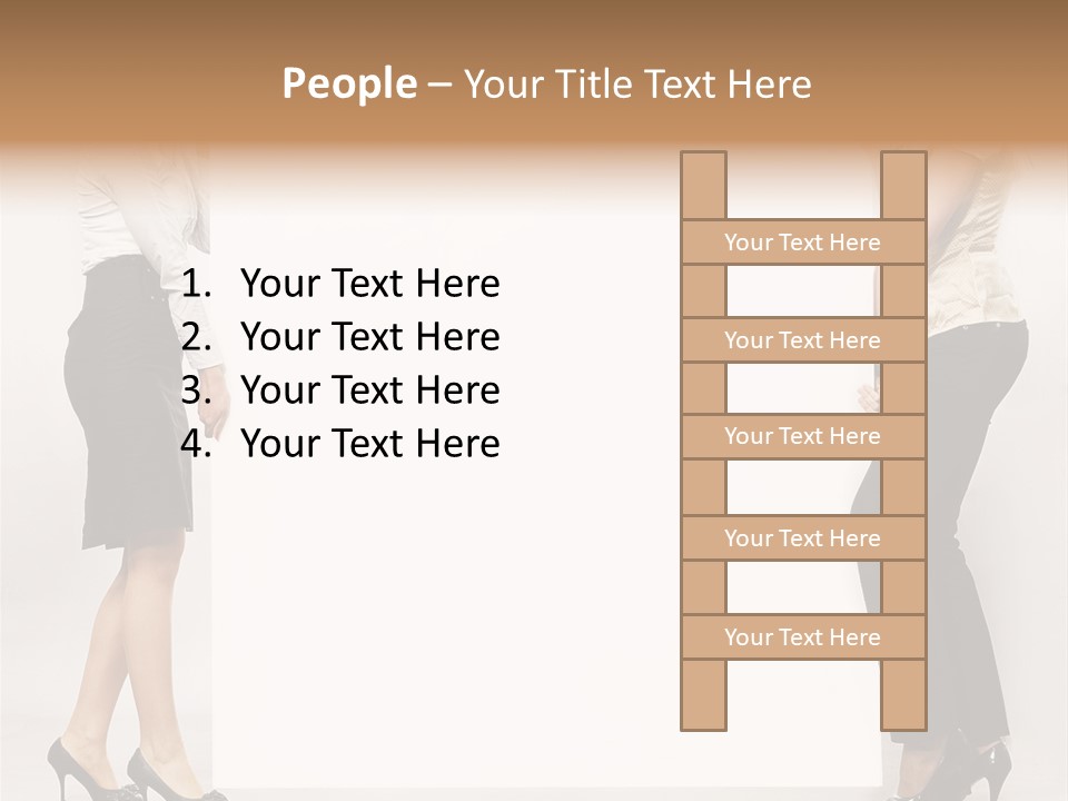 Girl Background Carry PowerPoint Template