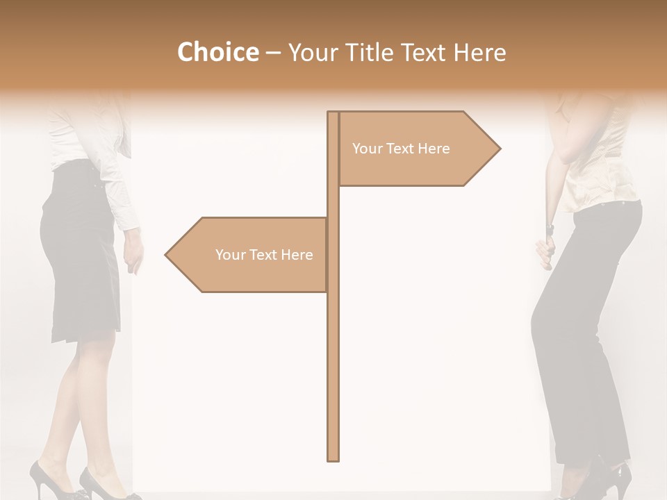 Girl Background Carry PowerPoint Template