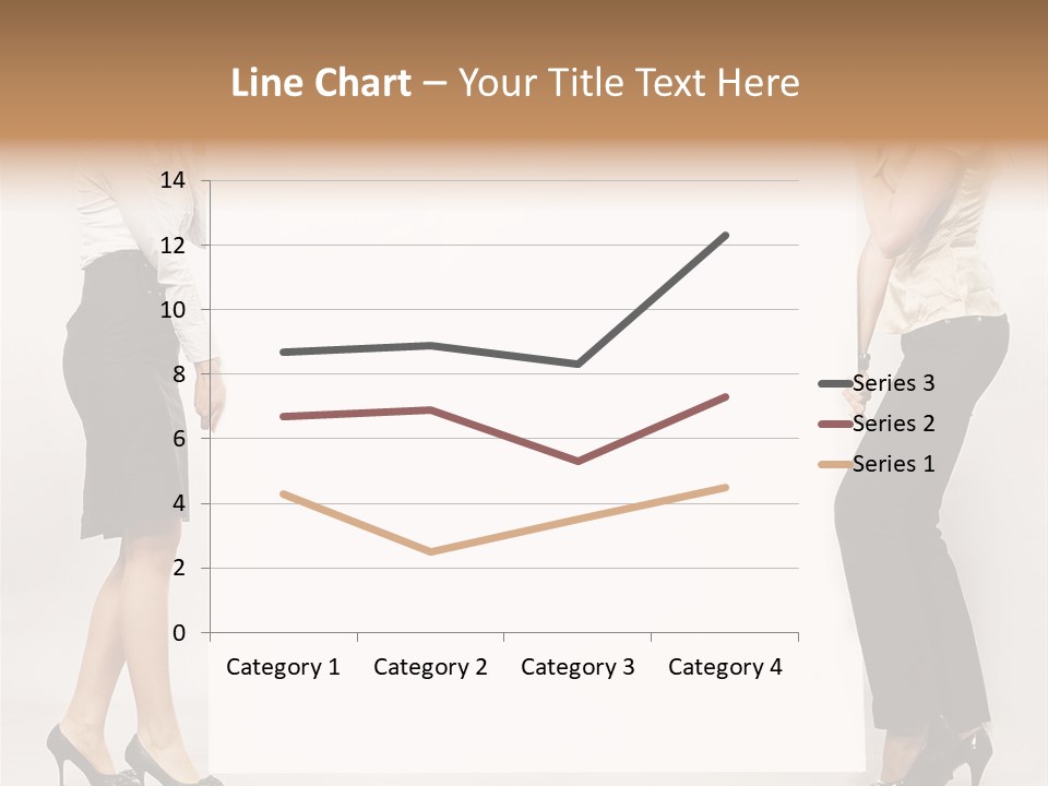 Girl Background Carry PowerPoint Template