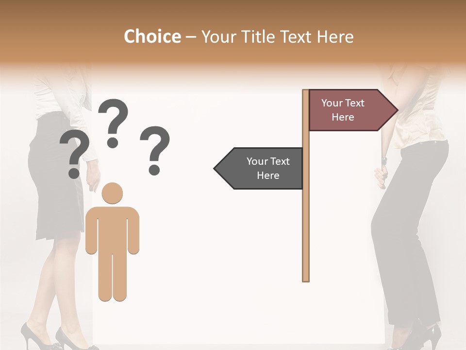 Girl Background Carry PowerPoint Template