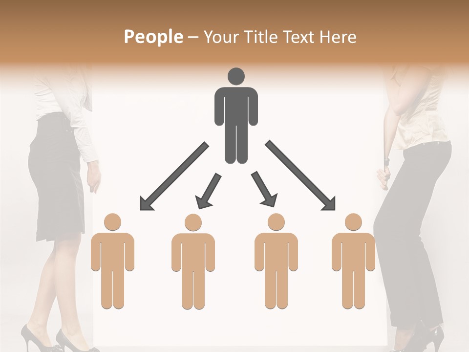 Girl Background Carry PowerPoint Template