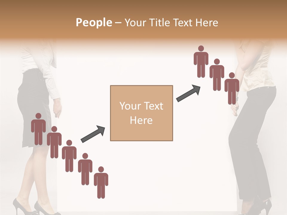 Girl Background Carry PowerPoint Template