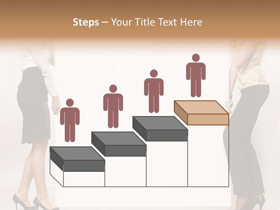 Girl Background Carry PowerPoint Template