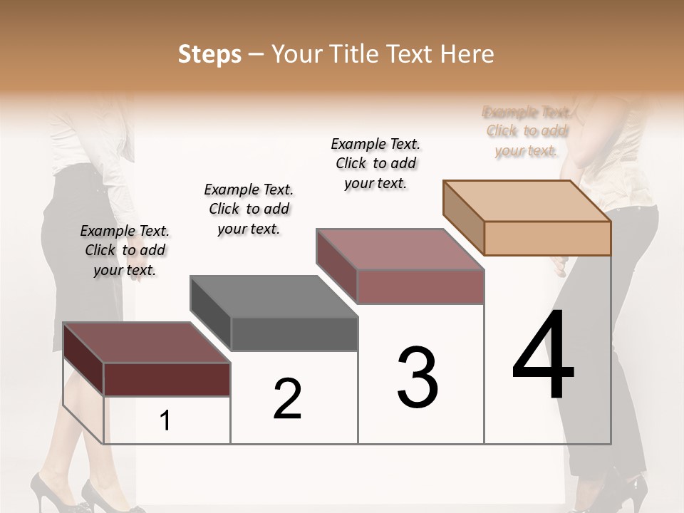 Girl Background Carry PowerPoint Template