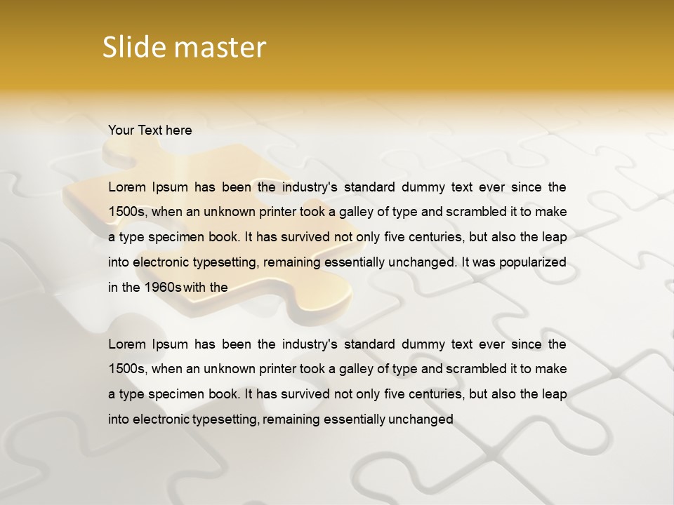 Business Together Game PowerPoint Template