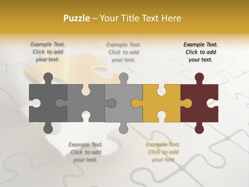 Business Together Game PowerPoint Template