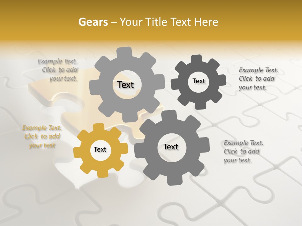 Business Together Game PowerPoint Template