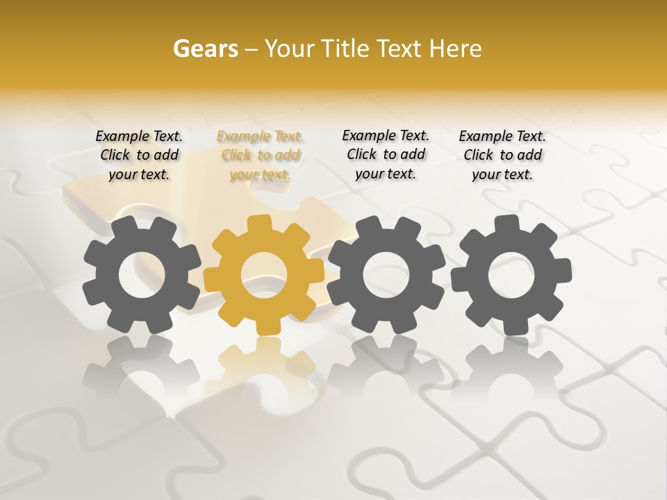 Business Together Game PowerPoint Template