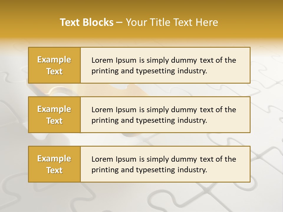 Business Together Game PowerPoint Template