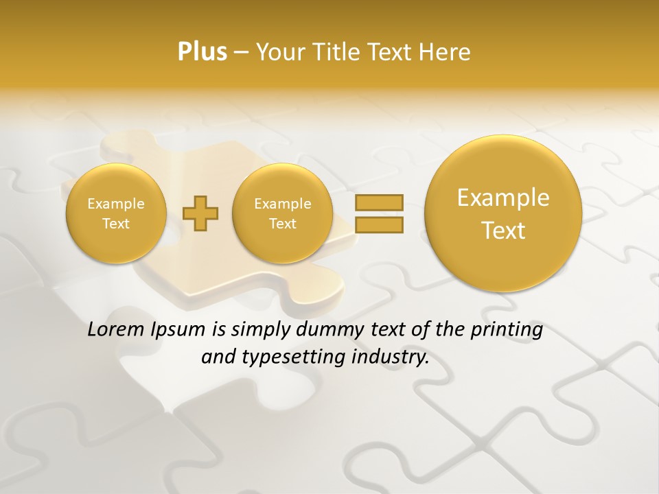 Business Together Game PowerPoint Template