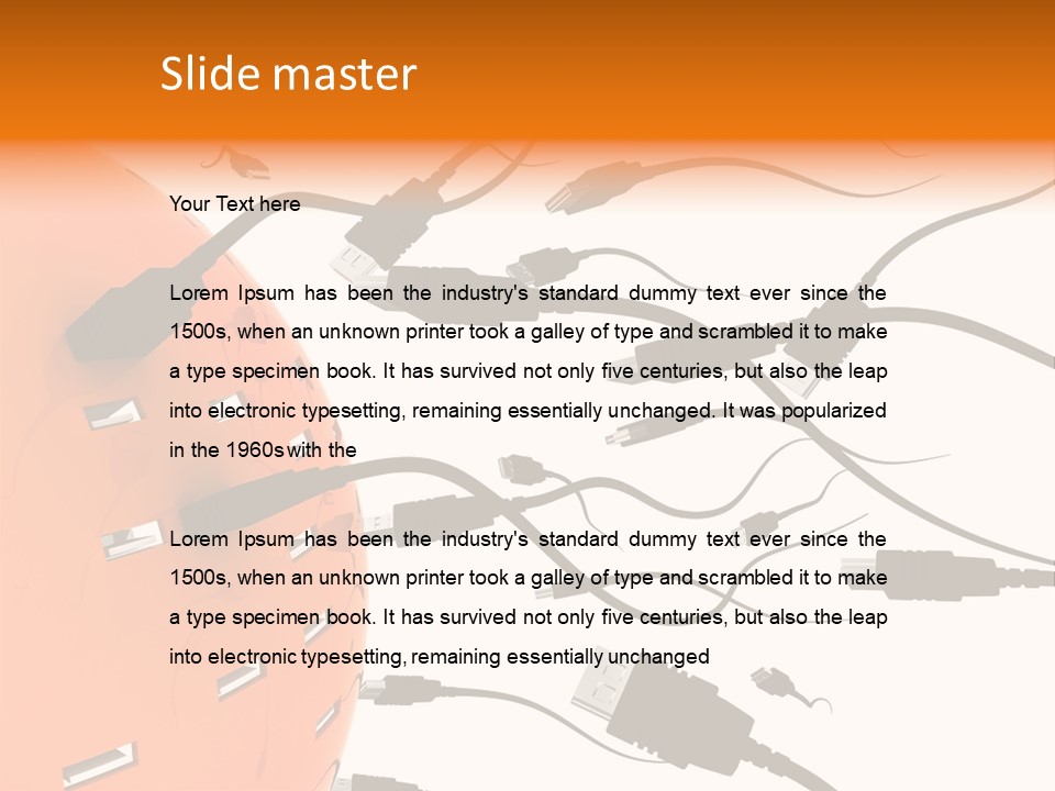 Repeat Part Drawing PowerPoint Template