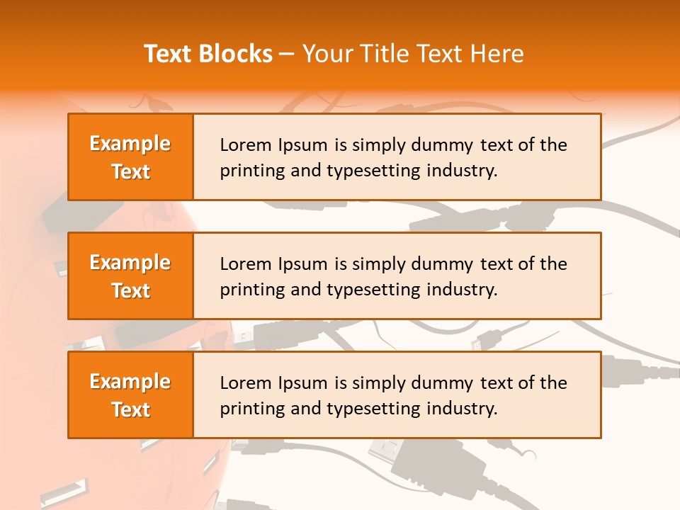 Repeat Part Drawing PowerPoint Template