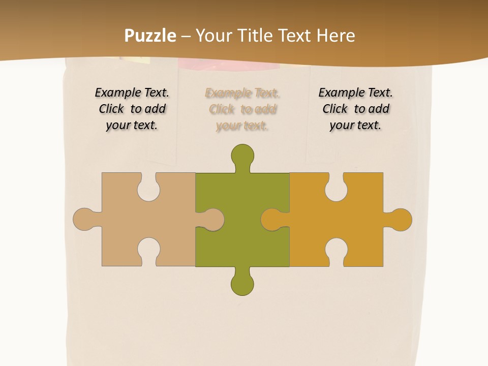 A Paper Bag Filled With Fruits And Vegetables PowerPoint Template