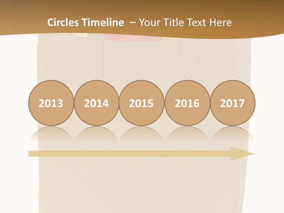 A Paper Bag Filled With Fruits And Vegetables PowerPoint Template