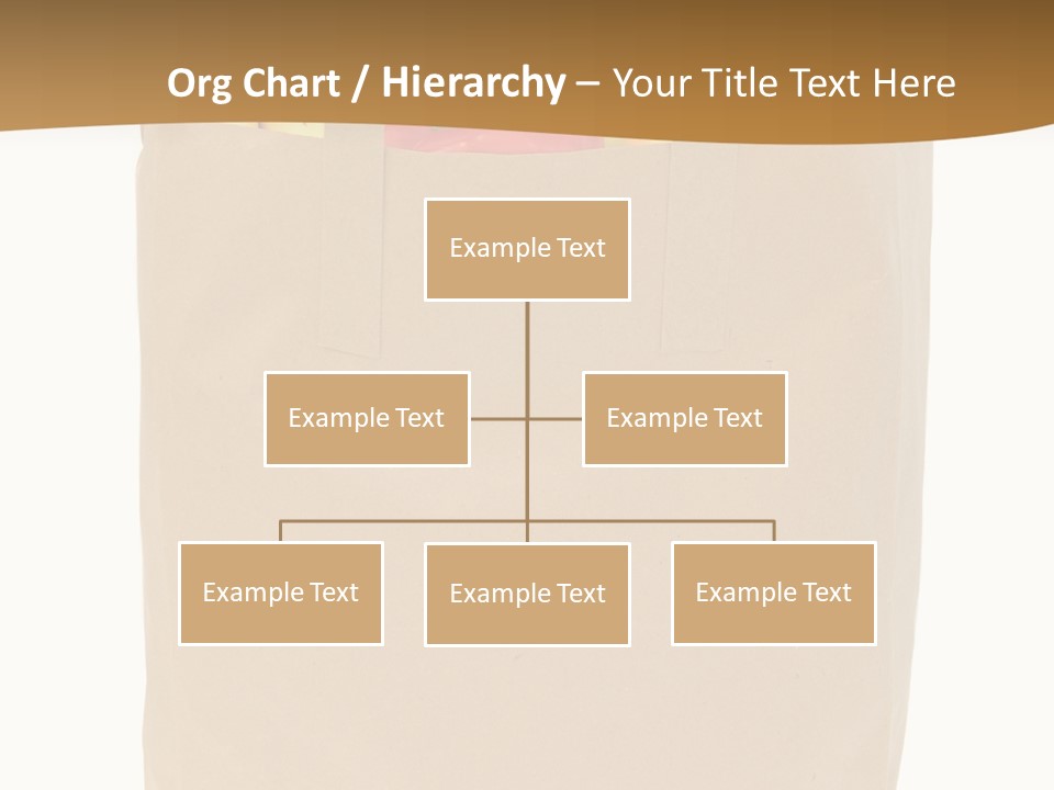 A Paper Bag Filled With Fruits And Vegetables PowerPoint Template