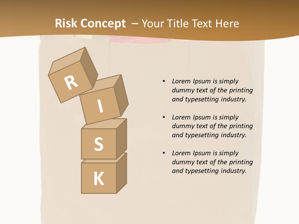 A Paper Bag Filled With Fruits And Vegetables PowerPoint Template