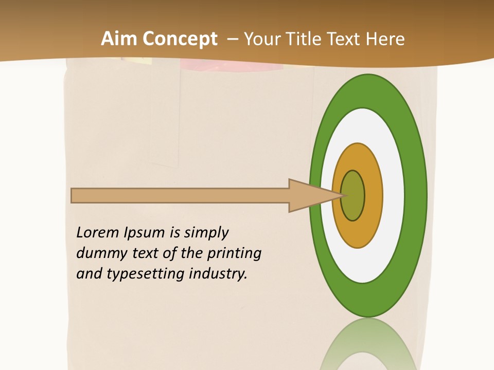 A Paper Bag Filled With Fruits And Vegetables PowerPoint Template