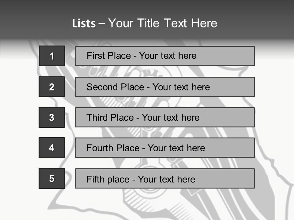 Industry Futuristic Chrome PowerPoint Template