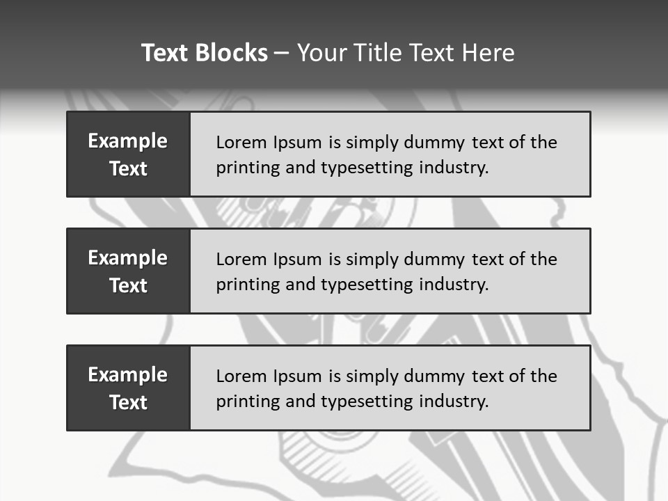 Industry Futuristic Chrome PowerPoint Template