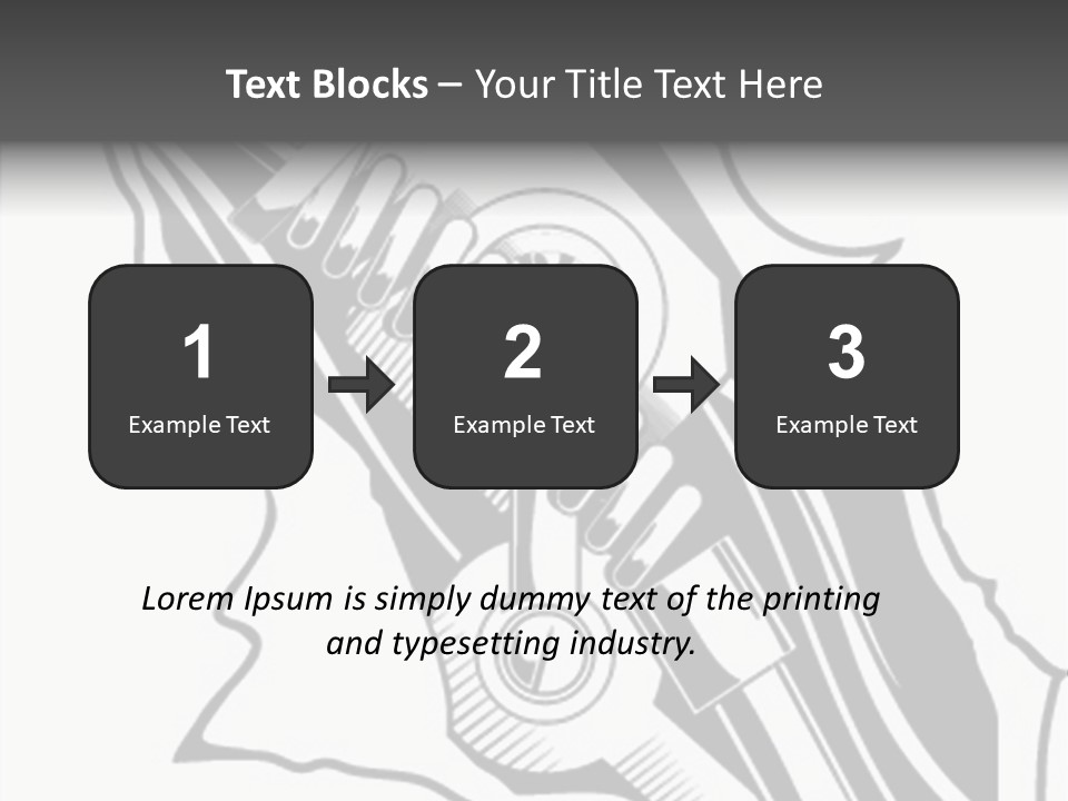 Industry Futuristic Chrome PowerPoint Template