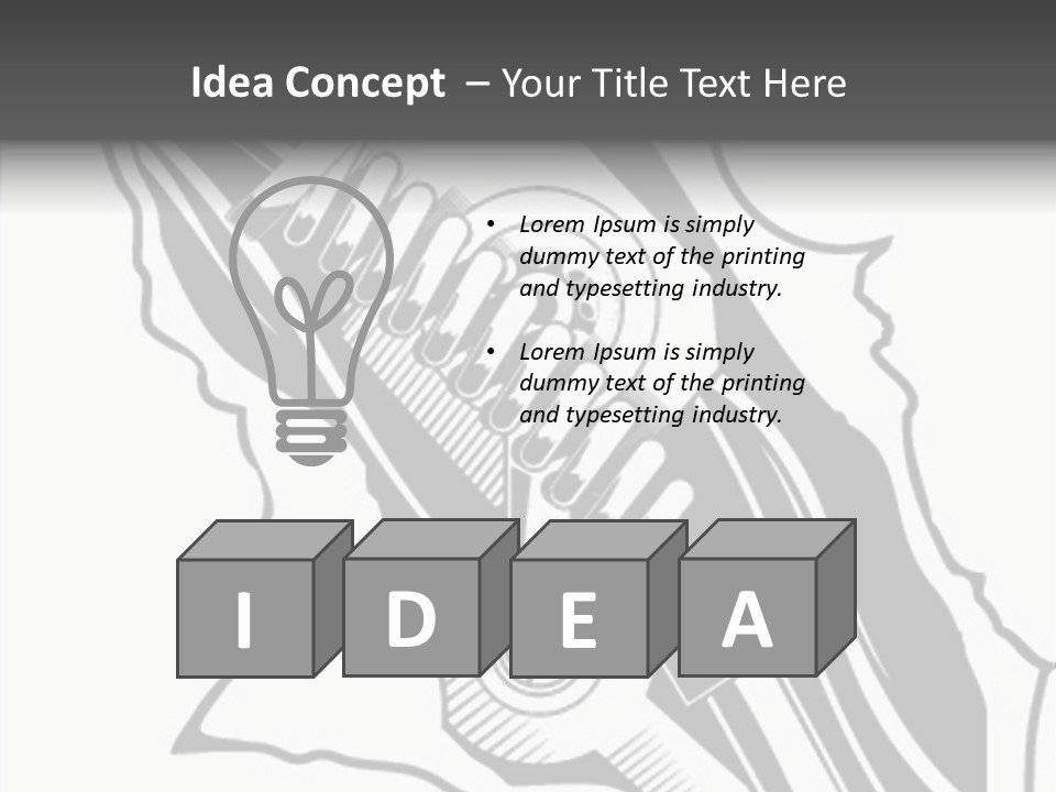 Industry Futuristic Chrome PowerPoint Template