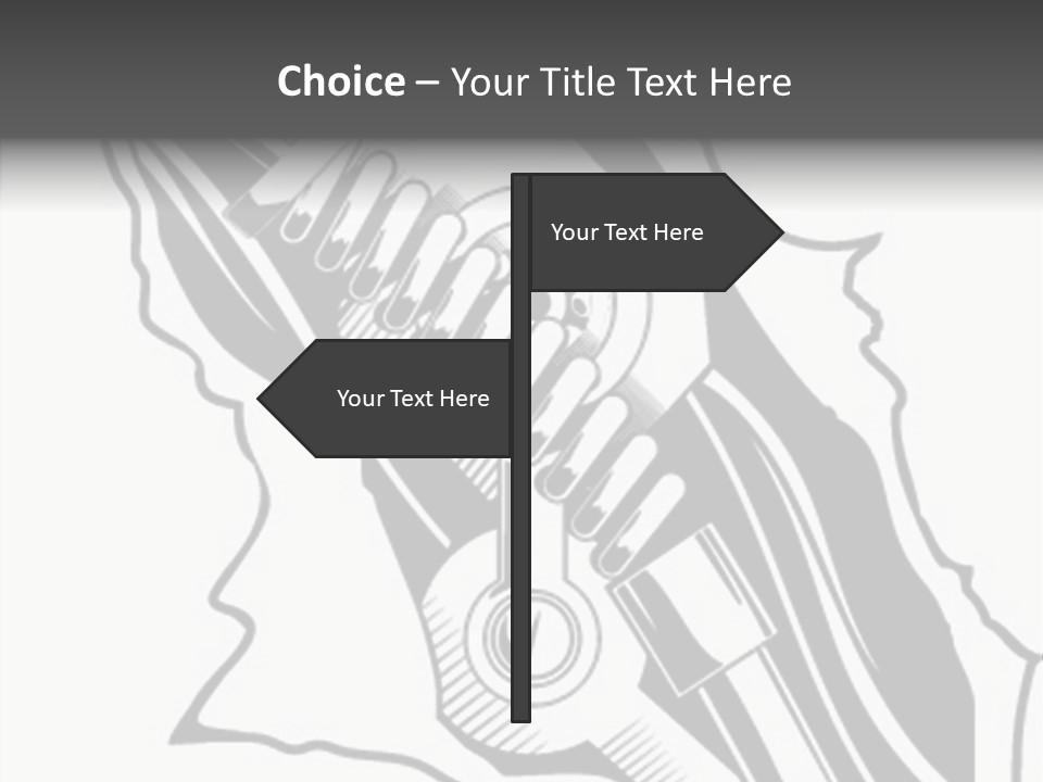 Industry Futuristic Chrome PowerPoint Template