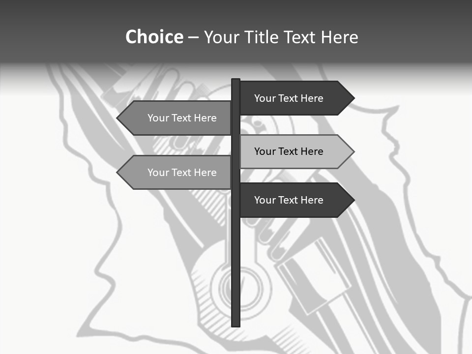 Industry Futuristic Chrome PowerPoint Template