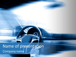 Driver Gasoline Thumb PowerPoint Template