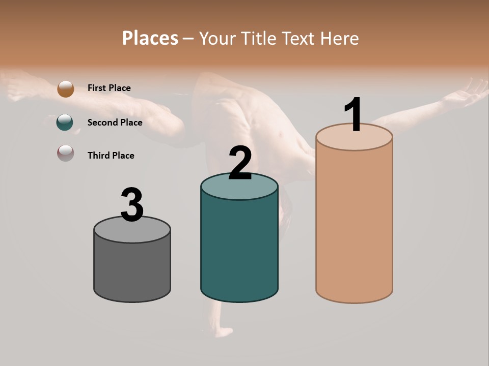 Gymnastic Circus Male PowerPoint Template