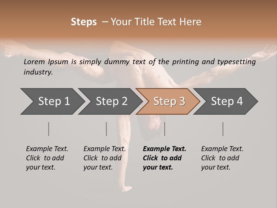 Gymnastic Circus Male PowerPoint Template