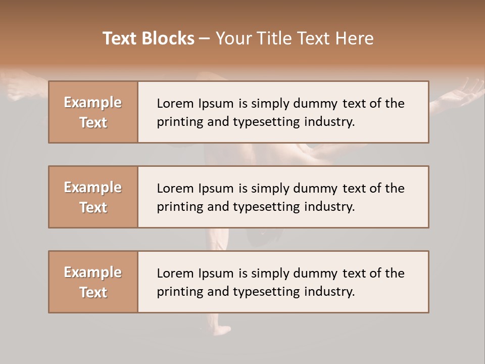 Gymnastic Circus Male PowerPoint Template
