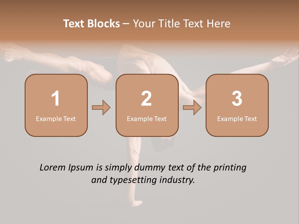 Gymnastic Circus Male PowerPoint Template