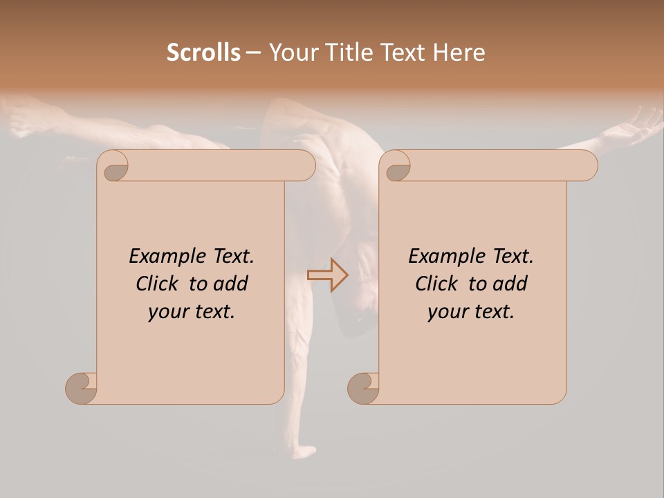 Gymnastic Circus Male PowerPoint Template