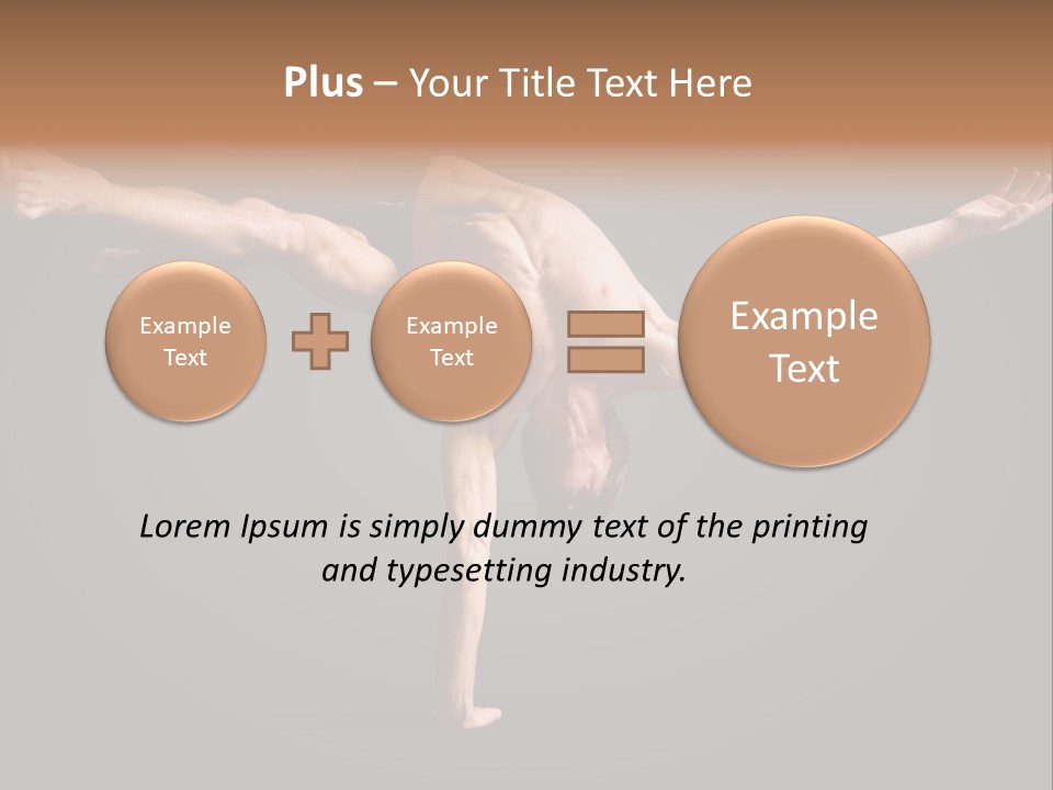 Gymnastic Circus Male PowerPoint Template