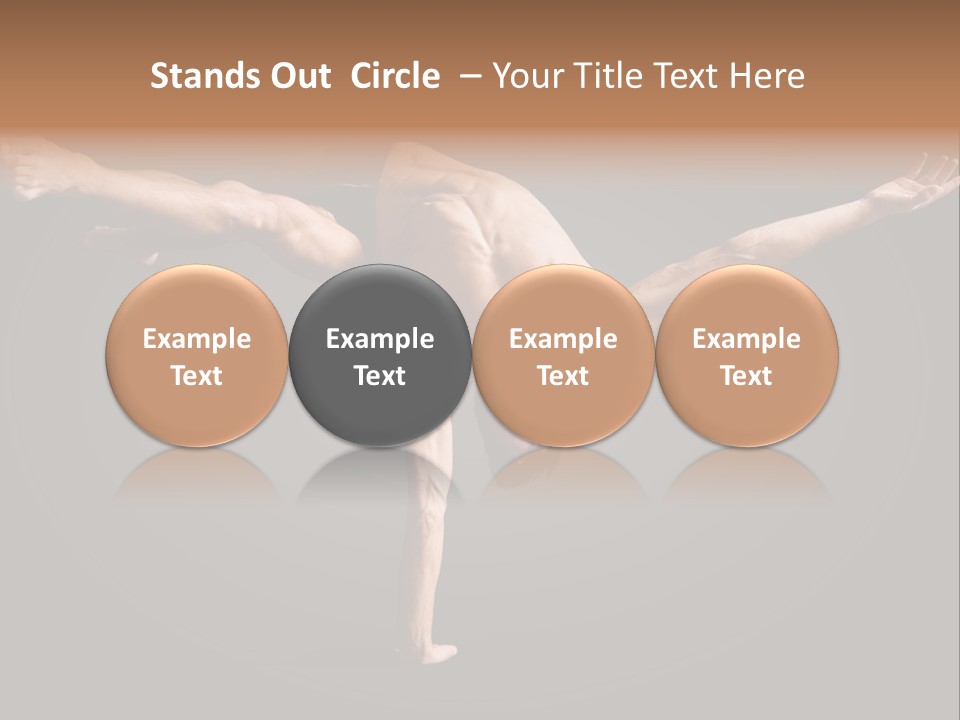 Gymnastic Circus Male PowerPoint Template