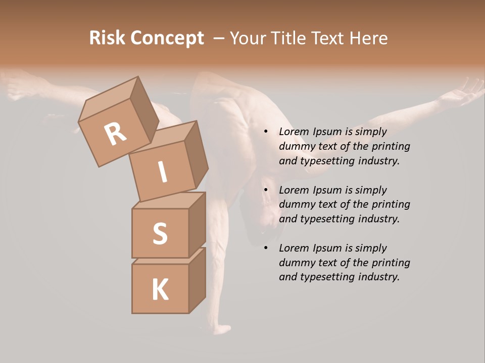 Gymnastic Circus Male PowerPoint Template