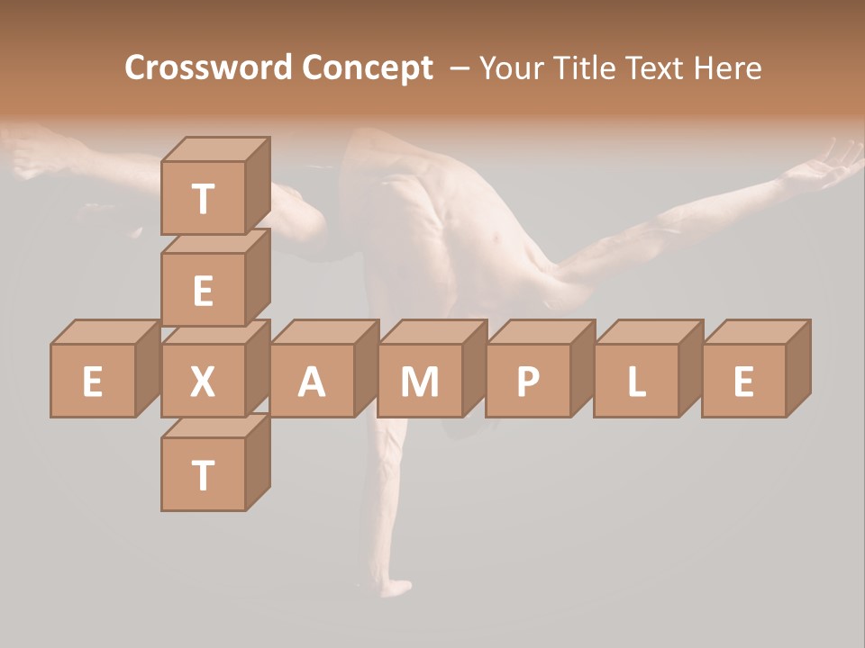 Gymnastic Circus Male PowerPoint Template