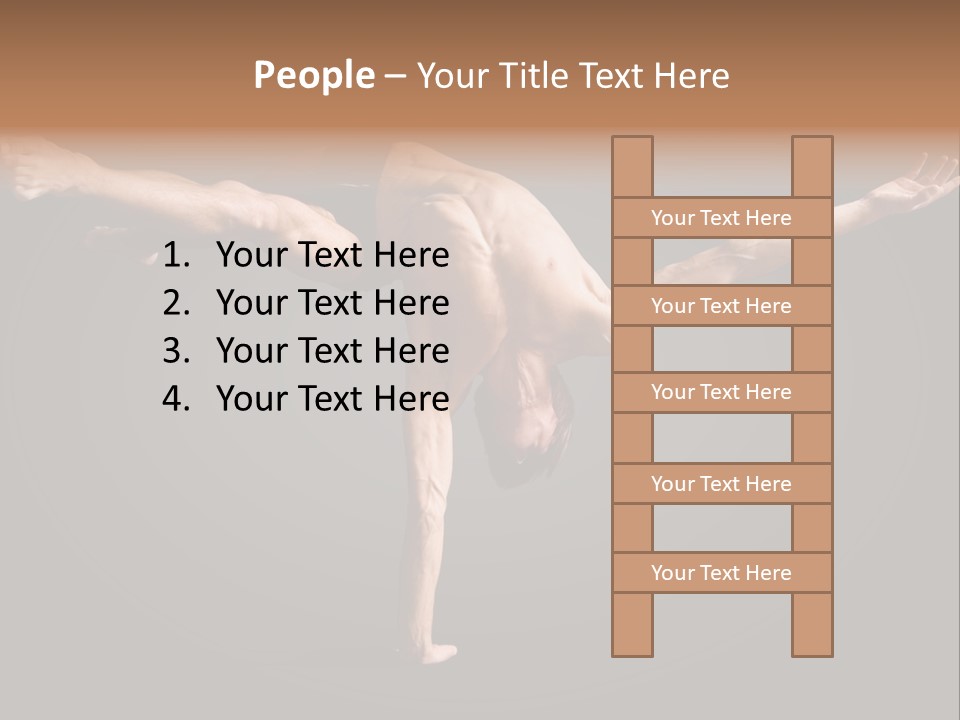 Gymnastic Circus Male PowerPoint Template