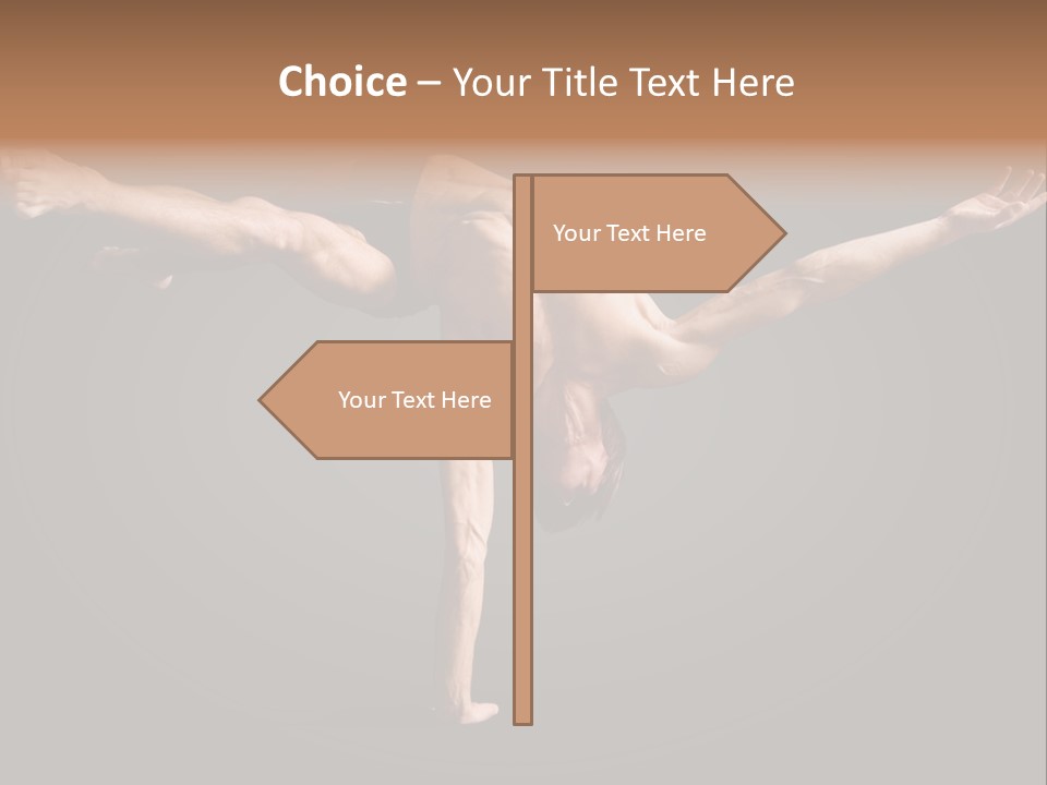 Gymnastic Circus Male PowerPoint Template