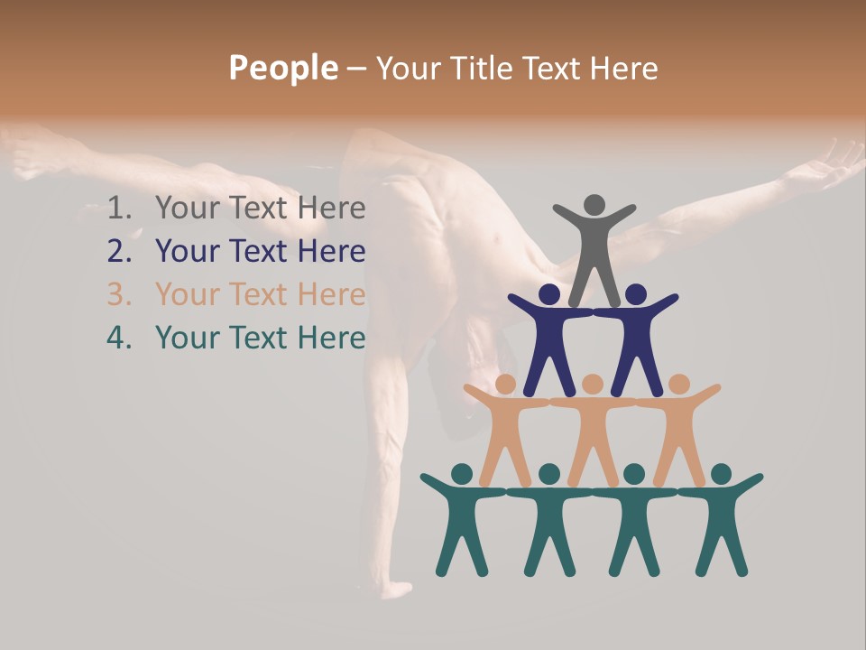 Gymnastic Circus Male PowerPoint Template