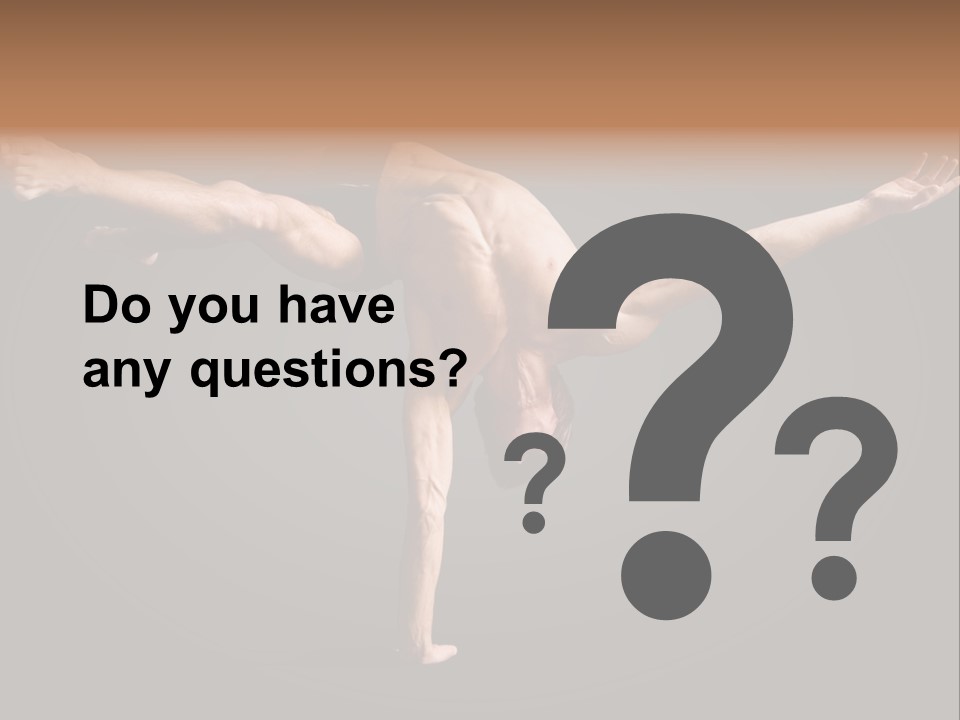 Gymnastic Circus Male PowerPoint Template