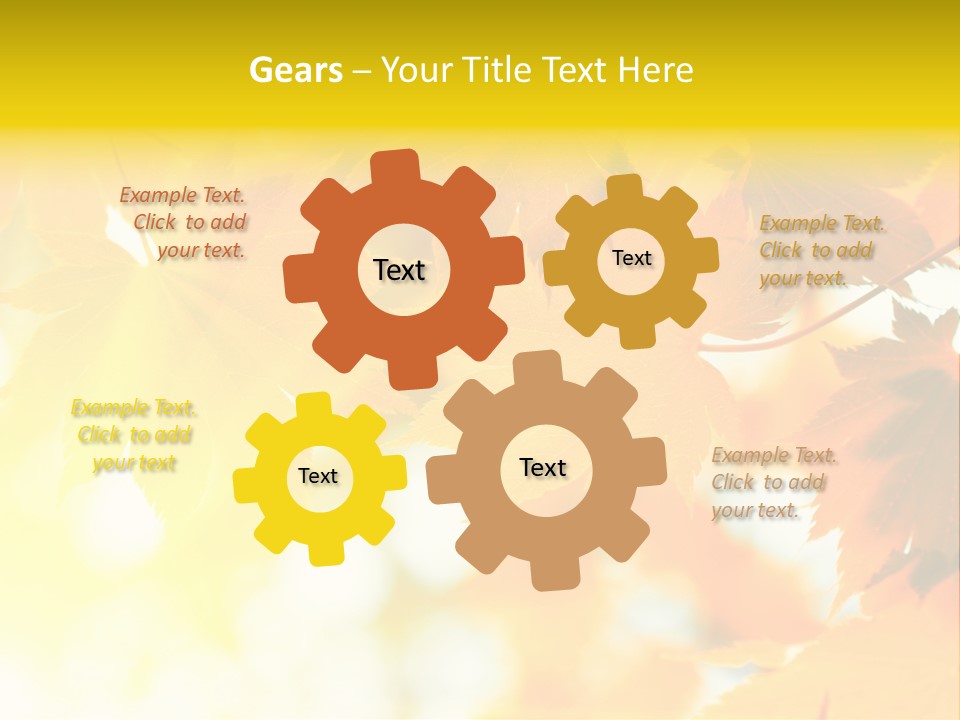 Plant Maple Summer PowerPoint Template