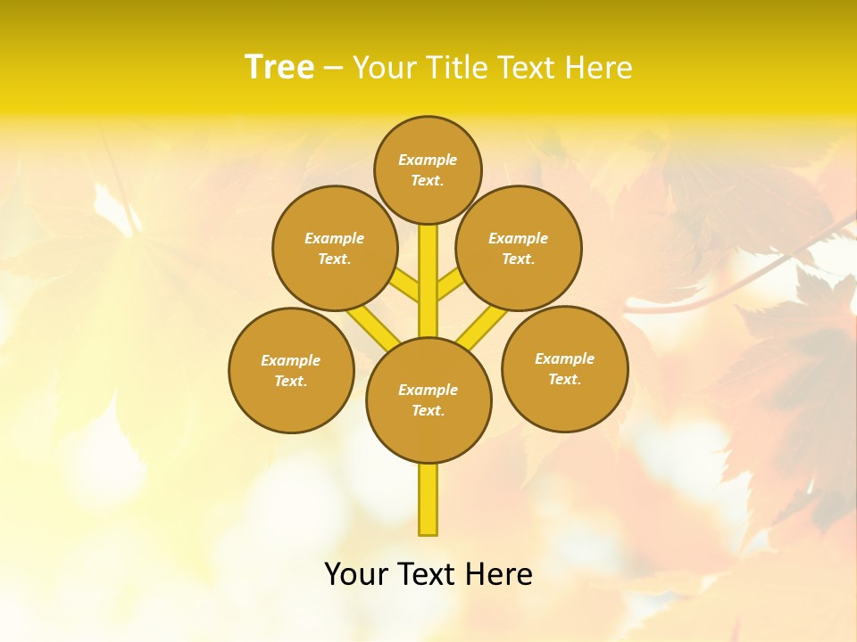Plant Maple Summer PowerPoint Template