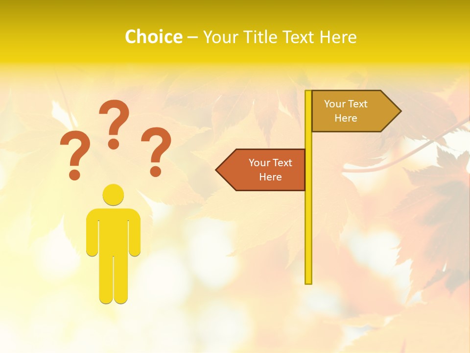 Plant Maple Summer PowerPoint Template