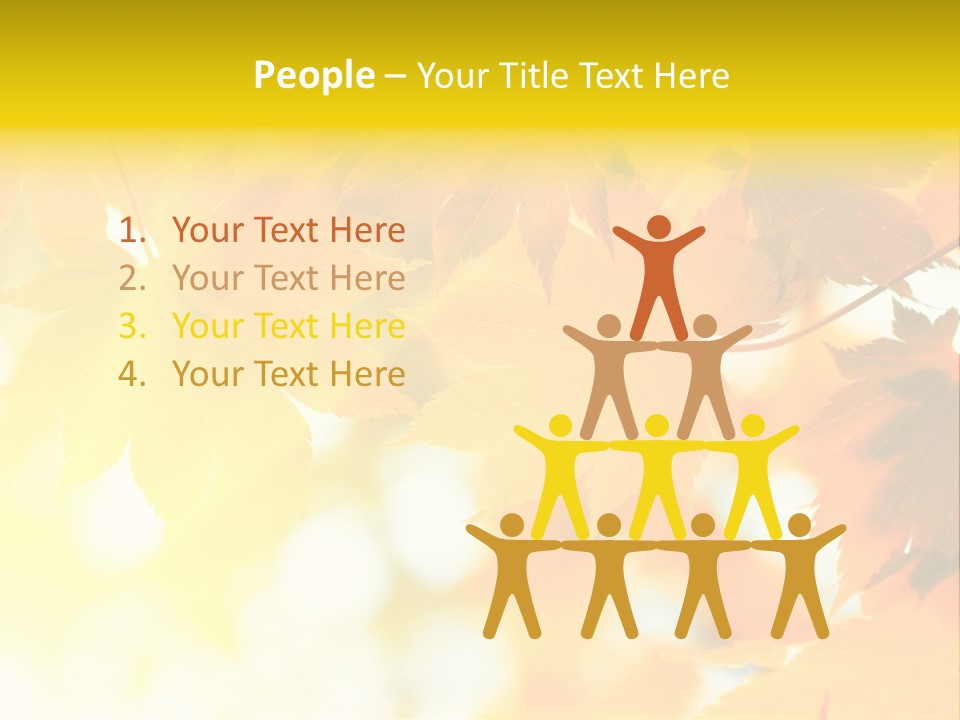 Plant Maple Summer PowerPoint Template