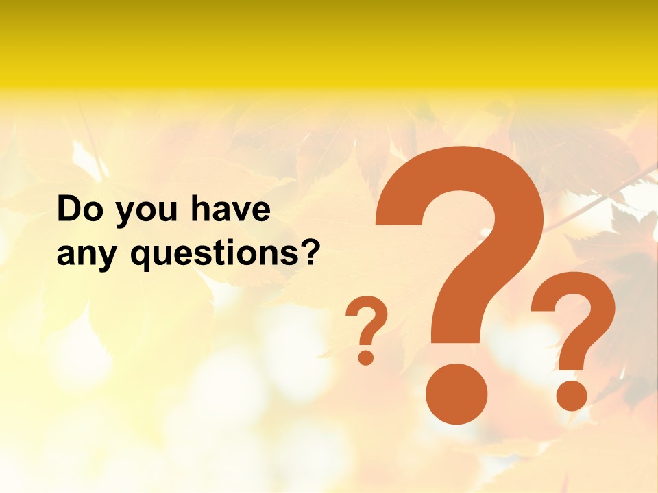 Plant Maple Summer PowerPoint Template