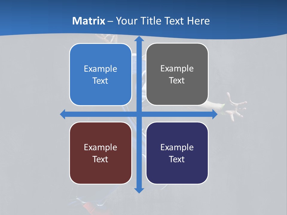 Young Stretching Action PowerPoint Template