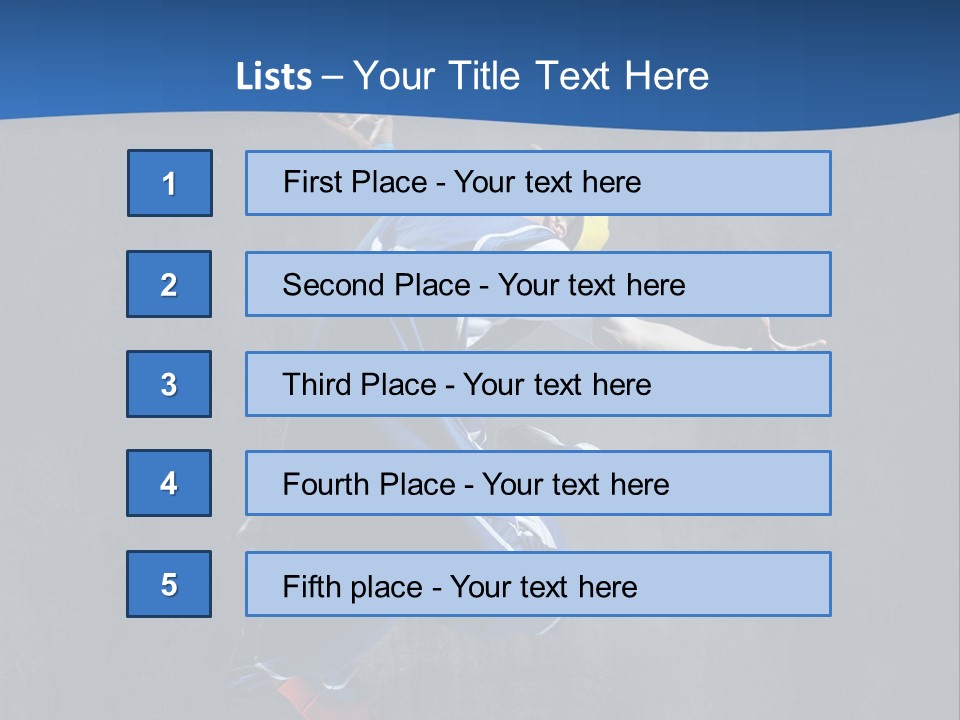Young Stretching Action PowerPoint Template